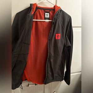 Adidas lightweight wind jacket, size small.. worn 1 time!